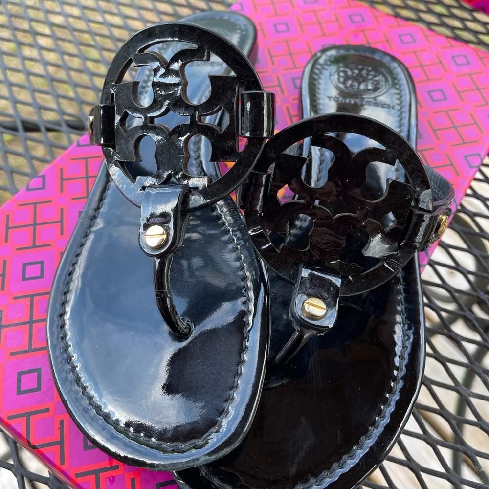 🖤TORY BURCH Black Gloss Miller’s🖤